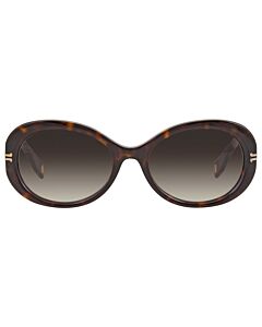 Marc Jacobs 56 mm Brown Havana Sunglasses