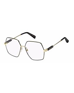 Marc Jacobs 56 mm Gold Black Eyeglass Frames