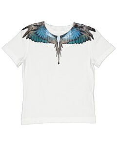 Marcelo Burlon Baby Eagle Print T-Shirt for Kids