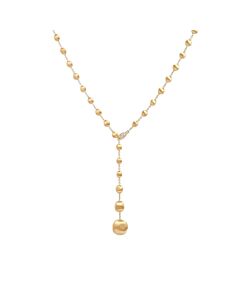 Marco Bicego Africa Constellation Yellow Gold & Diamond Lariat Necklace