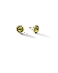 Marco Bicego Jaipur Yellow Gold Peridot Stud Earrings - Ob957 Pr01 Y