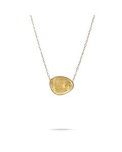 Marco Bicego Lunaria Collection 18K Yellow Gold Large Pendant Necklace  CB1770 Y