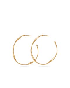 Marco Bicego Marrakech Collection 18K Yellow Gold Medium Hoop Earrings