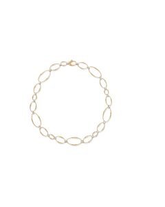 Marco Bicego Marrakech Onde Collection 18K Yellow Gold and Diamond Flat Link Collar Necklace - CG783 B2 YW M5