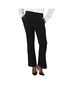 Marni Ladies Contrasting Trim Straight-leg Trousers, Brand Size 42 (US Size 10)