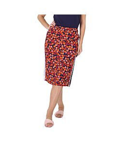 Marni Ladies Floral-print Straight Skirt