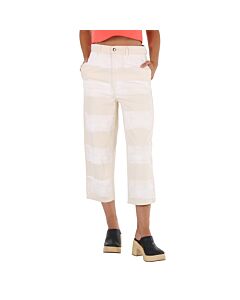 Marni Ladies Striped Pattern Cotton Culotte Pants, Brand Size 38 (US Size 6)