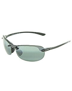 Maui Jim Hanalei Universal Fit 64 mm Gloss Black Sunglasses