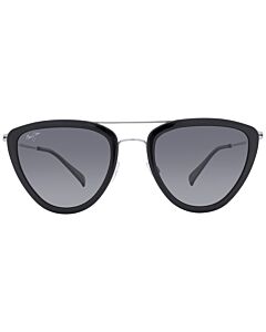 Maui Jim Hunakai 53 mm Black Gloss Sunglasses