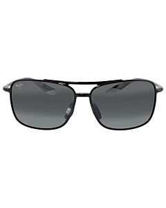Maui Jim Kaupo Gap 61 mm Black Gloss Sunglasses
