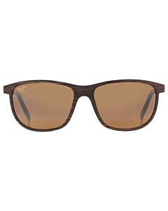 Maui Jim Lele Kawa 58 mm Brown Stripe Sunglasses