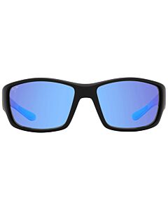 Maui Jim Local Kine 61 mm Soft Black with Sea Blue and Grey Sunglasses