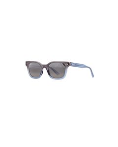 Maui Jim Shore Break 50 mm Matte Translucent Blue Grey Fade Sunglasses