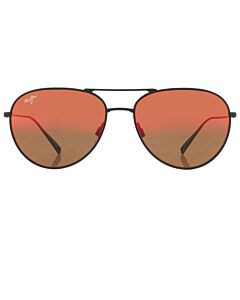 Maui Jim Walaka 57 mm Matte Black Sunglasses