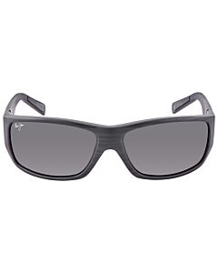 Maui Jim Wassup 60.5 mm Matte Black Wood Grain Sunglasses