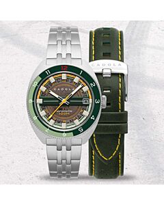 Men's 1977 Automatic Stainless Steel Green Dial Watch