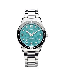 Men's Ac 14 Stainless Steel Green Dial Watch