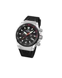 Men's Ace Diver 2019 Chronograph Rubber Black Dial Watch