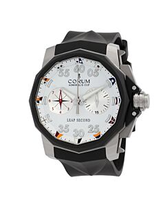 Men's Admiral Cup Chronograph Rubber White Dial Watch