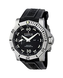 Men's Admiral's Cup Seafender 46 Chrono Dive Rubber Black Dial Watch