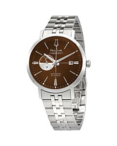 Mens-Aerojet-Chronograph-Stainless-Steel-Brown-Dial-Watch