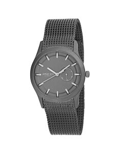Men's Agerso Stainless Steel Grey Dial Watch