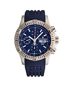 Men's Air speed Chronograph Rubber Blue Dial Watch