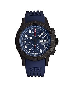 Men's Air speed Chronograph Rubber Blue Dial Watch