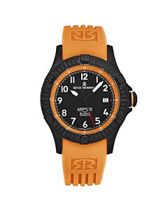 Men's Air speed Rubber Black Dial Watch