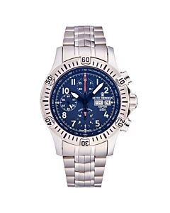 Men's Airspeed X Large Chronograph Stainless Steel Blue Dial Watch