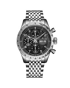 Men's Alexander 2 Chronograph Stainless Steel Black Dial Watch
