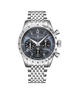Men's Alexander 2 Chronograph Stainless Steel Blue Dial Watch