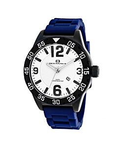 Men's Aqua One Silicone White Dial Watch