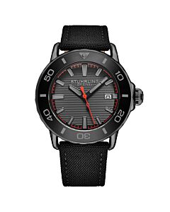Men's Aquadiver Nylon Black Dial Watch