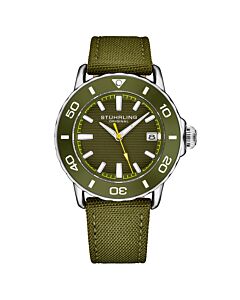 Men's Aquadiver Nylon Green Dial Watch