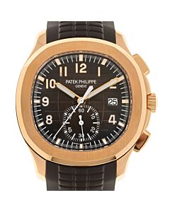 Men's Aquanaut Chronograph Rubber Brown Dial Watch