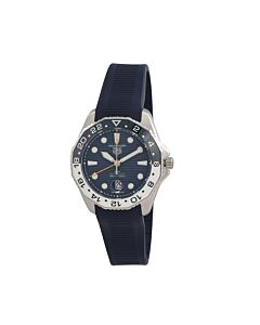 Men's Aquaracer Rubber Blue Dial Watch