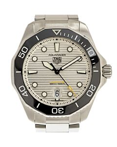 Mens-Aquaracer-Stainless-Steel-Grey-Dial-Watch