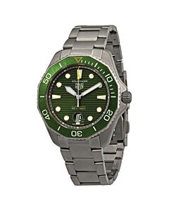 Men's Aquaracer Titanium Green Dial Watch
