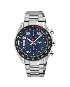 Men's Ascari Chronograph Stainless Steel Blue Dial Watch