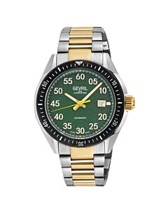 Men's Ascari Stainless Steel Green Dial Watch