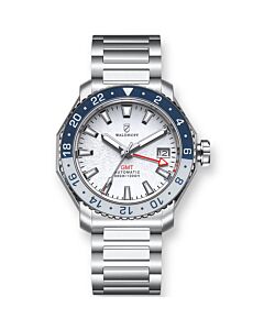 Men's Atlas GMT Stainless Steel Silver-tone Dial Watch