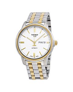 Men's Automatic III Two-tone (Silver and Gold-tone) Stainless Steel White Dial