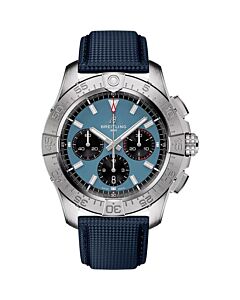 Men's Avenger Chronograph Calfskin leather Blue Dial Watch