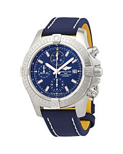 Men's Avenger Chronograph (Military) Leather Blue Dial Watch