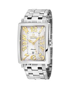 Men's Avenue of Americas Stainless Steel White Dial Watch