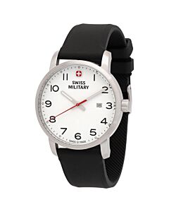 Men's Avenue Silicone White Dial Watch