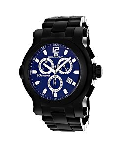 Men's Baccara XL Chronograph Stainless Steel Blue Dial Watch