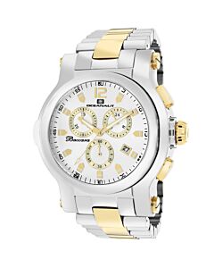 Men's Baccara XL Chronograph Stainless Steel Silver-tone Dial Watch