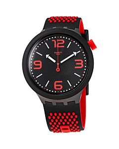 Men's BBBlood Silicone Black Dial Watch
